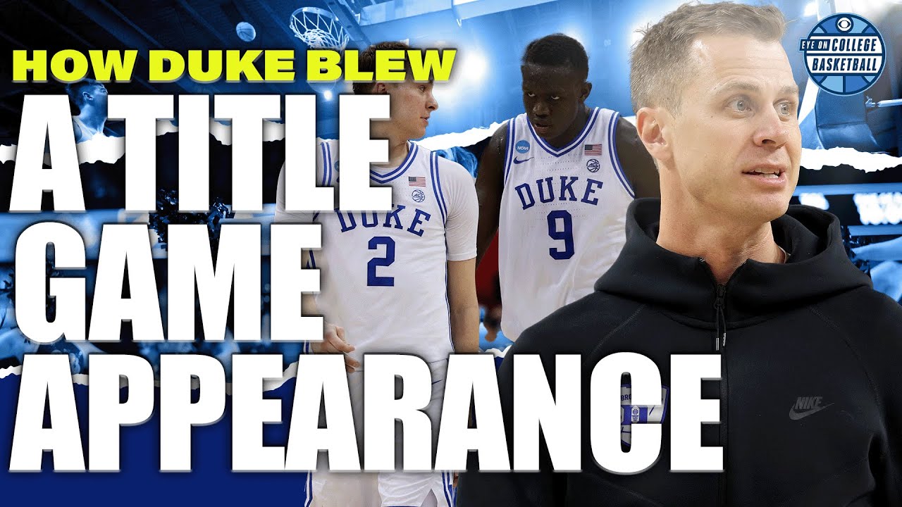 Let's Face It, Duke Choked