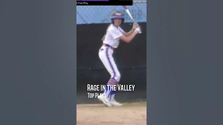 🥎 TOP PLAYS•Hit by Pitch•Rage in the Valley #softball #highlights #softballlife #shorts #fastpitch