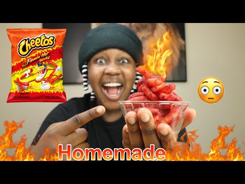 How to make homemade Flamin Hot Cheetos🥵🤤