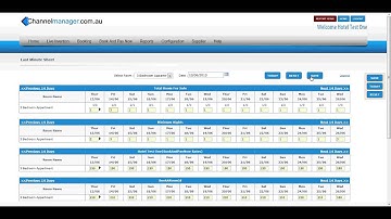 ChannelManager.com.au - Last Minute Sheet for Single Room