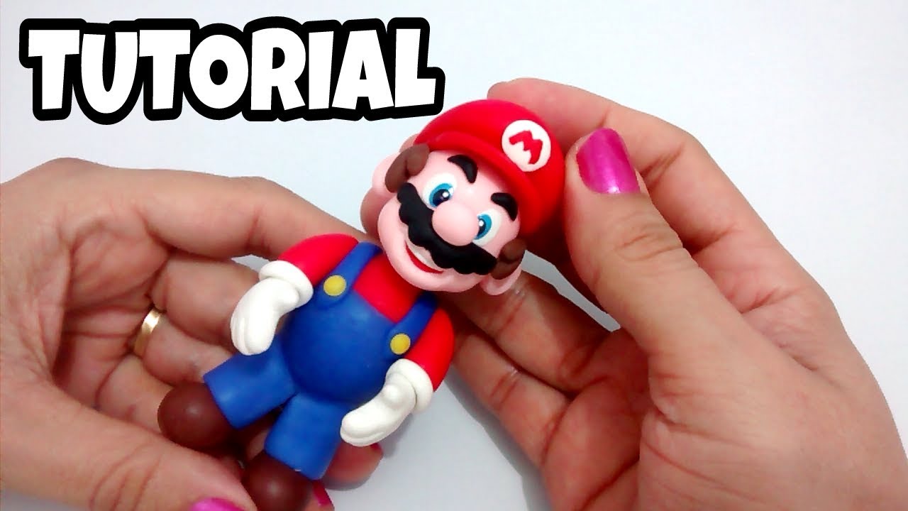 DIY / PASSO A PASSO 🚒 🎮 ( SUPER MARIO) PORCELANA FRIA -  COLD PORCELAIN -  BISCUIT @luluca_Lp