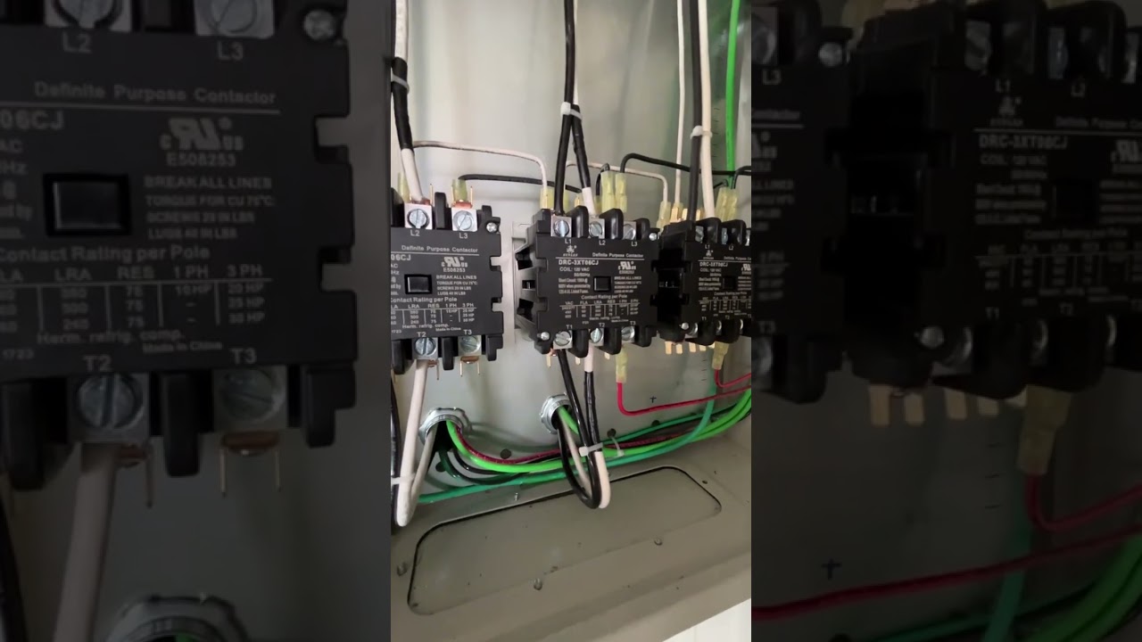 Testing holding contacts commercial electrical