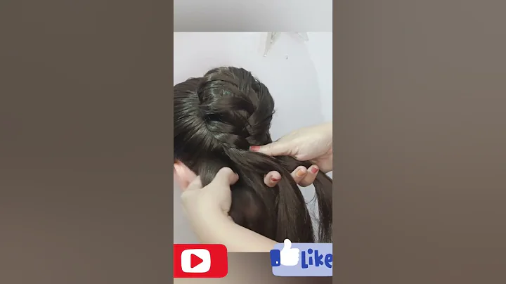 Super Quick Donut Bun Using a Hair Donut #donutbun #ytshorts #shortsvideo #shorts