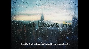 Thumbnail of Ne Me Quitte Pas (English Version "Please Don't Leave Me Now") - Tony Manh Tuan