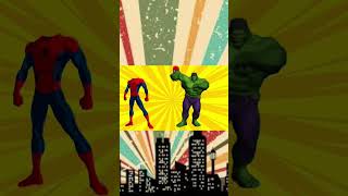 #comic #hero#dancing#spiderman#hulk