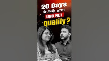 20 Days Strategy To Crack UGC NET 2025 #ugcnet #ugcnetpreparation #ugcnetexam #ugcnetdec2025 #shorts