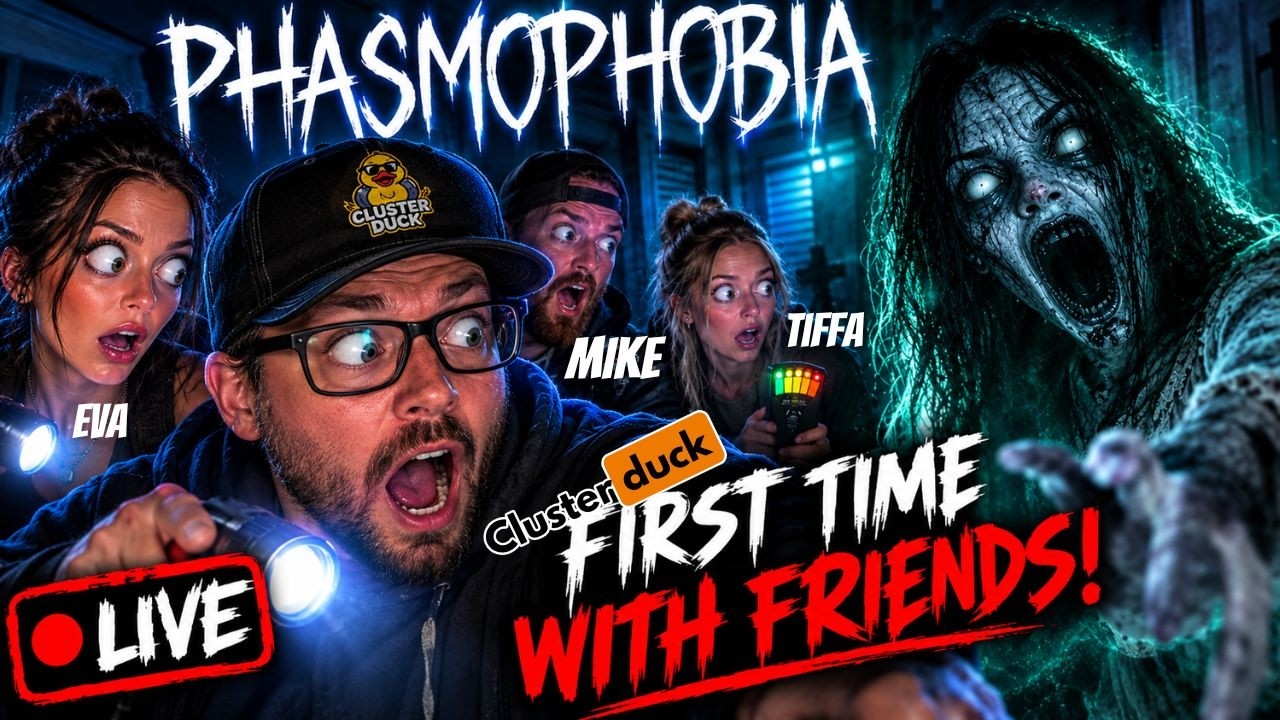 FIRST TIME Playing PHASMOPHOBIA… With Friends! 👻 We’re Probably Screwed!