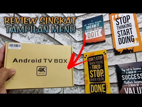 review singkat tampilan awal android tv box tripsky mini q3 harga 200 ...
