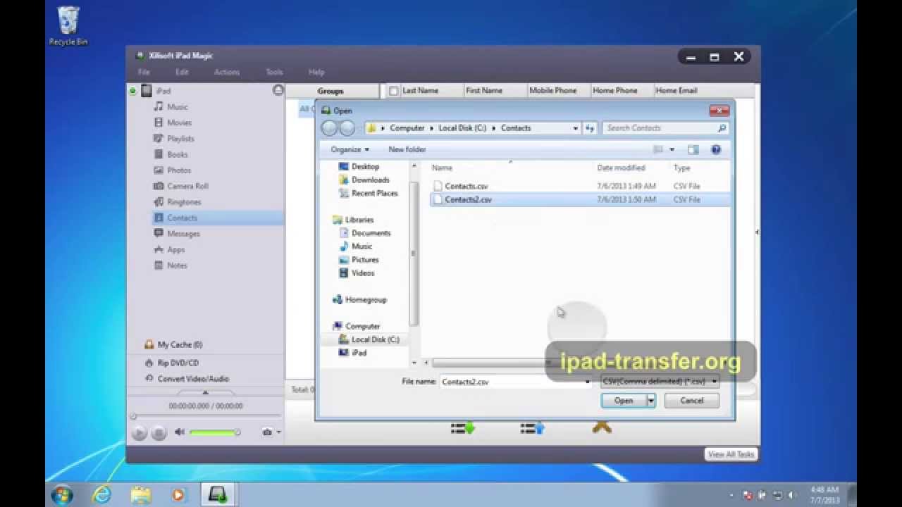 how to export contacts from ipad how to export contacts from ipad