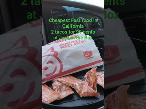 Cheapest fast food
