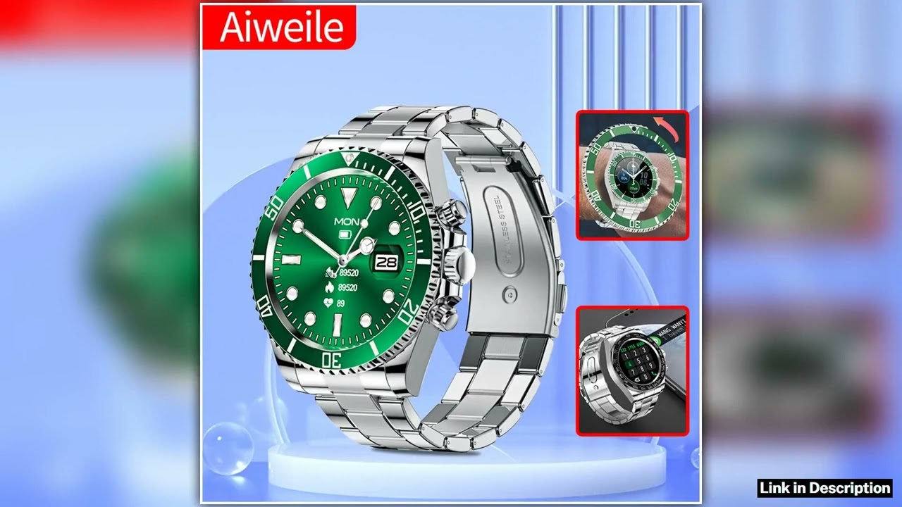 Aiweile AW12 New Style Luxury Smart Watch Dials Answer Call For Men Waterproof Sport Digital Busine