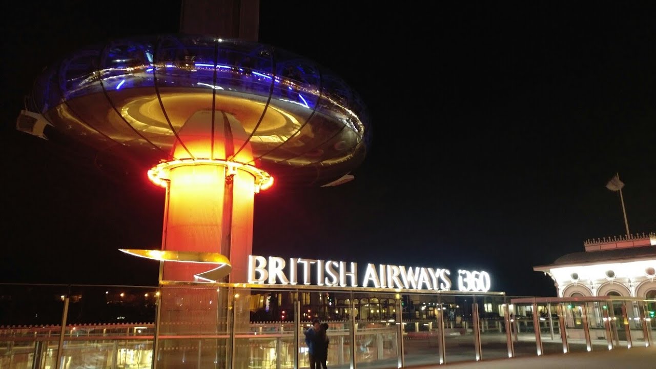 Brighton Observation Tower, British Airways i360 Sunset from Worlds Tallest Moving Observation Deck