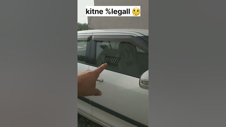 Black tinted शीशे kitne percent% allowed hai 🤔 #short #shortfeed #carservice