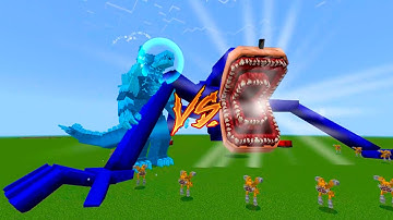 Godzilla Vs SHIN SONIC in Minecraft PE