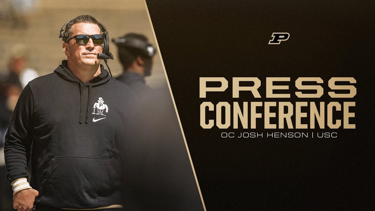 Josh Henson Press Conference vs USC | Purdue Football