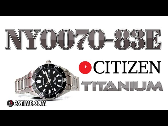Citizen Promaster NY0070-83E | Best Titanium Diver Watch Under 500