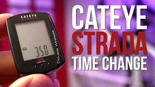 How to Set Time of Day | Cateye Strada Double Wireless