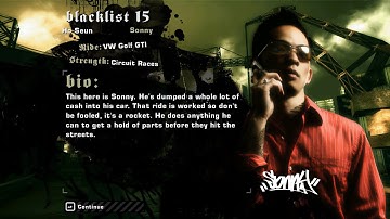 NFS Most Wanted REDUX V3   Blacklist #15 Sonny