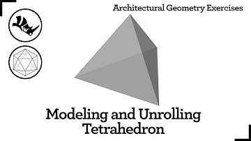 Modeling and Unrolling Tetrahedron