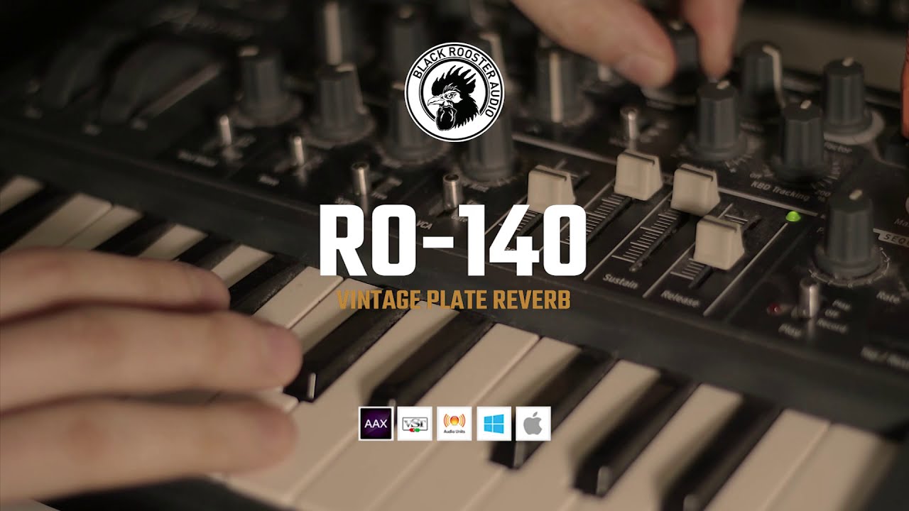 Black Rooster Audio | RO-140 Vintage Plate Reverb | Synth Sample