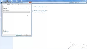 How to Change Language and Region Settings on windows 7