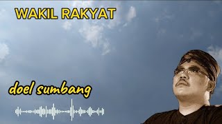 wakil rakyat doel sumbang (audio musik)