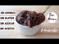 PASTEL de CHOCOLATE KETO en 1 minuto 🤩 | Muffin Brownie Sin Harinas, Sin Azúcar