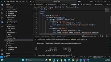 17. NodeJs | Secure User Authentication in Node.js (Express, MongoDB & Sessions)