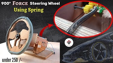 900 degree FORCE Steering Wheel | Realistic PC gaming steering wheel using Arduino [English version]