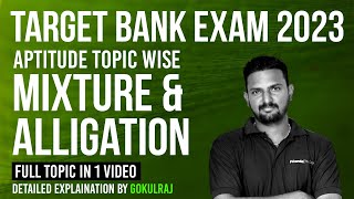 Mixture & Alligation | Full Topic in 1 Video by Gokul Raj | IBPS&SBI  | Veranda Race