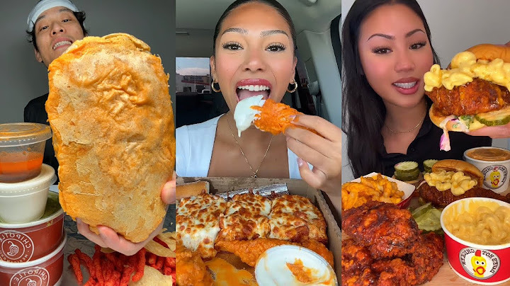 TIKTOK Mukbang Compilation | Chipotle, Pizza Hut, Dave's Hot Chicken, Wingstop & More!