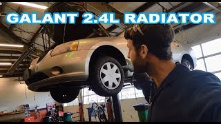 04-12 Mitsubishi GALANT RADIATOR REPLACEMENT 2.4L SAME PROCESS FOR MOST CARS! Mitsubishi Eclipse 2 4l Radiator Replacement