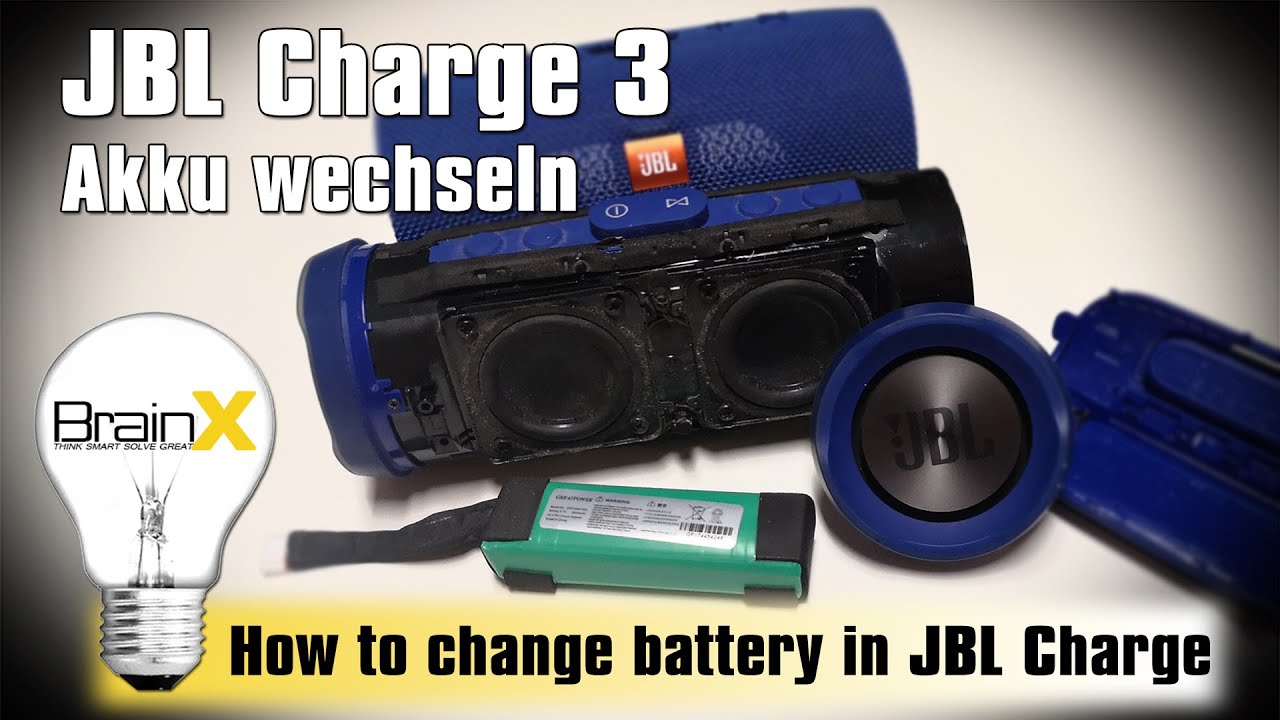 JBL Charge 3 Akku tauschen Change battery easy going 