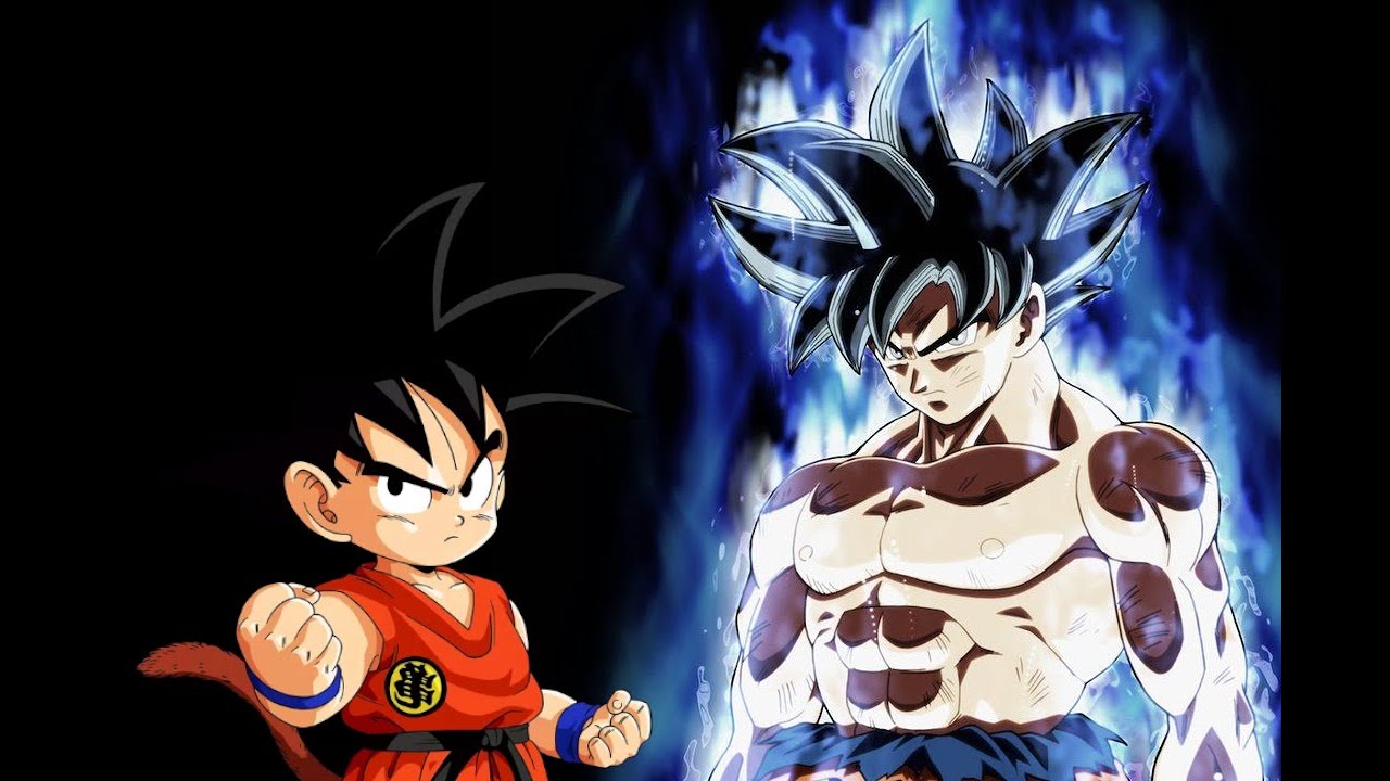 Goku ultra instinto gigante de luz