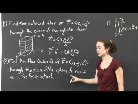 Flux through surfaces | MIT 18.02SC Multivariable Calculus, Fall 2010