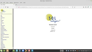 items or product creation in sql-ledger