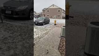 This was insane! #appletonwisconsin #appleton #wisconsin #hailstorm #appletonwi