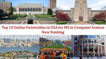 Top 10 Online Universities in USA For MS in Computer Science New Ranking