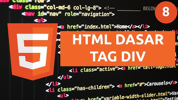Belajar HTML Dasar - Tag Div