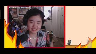 twitch streamer coughing ♥️and a burp
