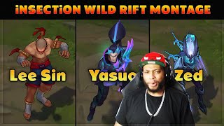 Ask VeLL Reacts To Pejay iNSECTiON Leesin, Yasuo, Zed Montage Wild Rift 3 Difficult Hero in 1 Video