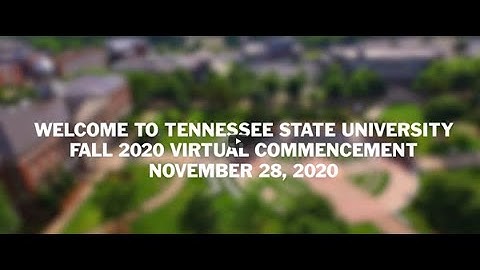 Fall 2020 Virtual Commencement