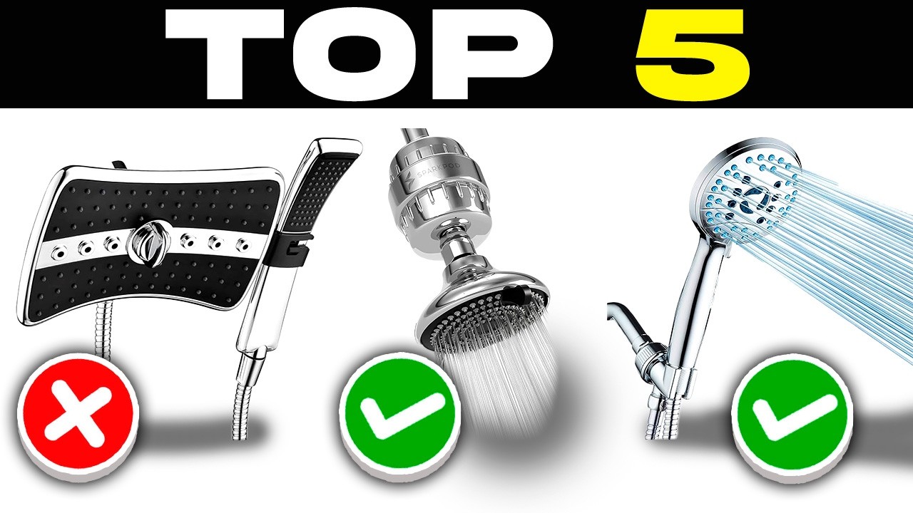 TOP 5 BEST SHOWER HEADS on Amazon 2026 | High Pressure SHOWER HEADS ...