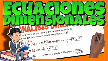 🚀 HALLAR ECUACIONES DIMENSIONALES o de DIMENSIONES | EXPLICACIÓN y EJEMPLOS resueltos