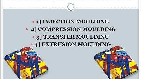 Injection molding, Extrusion molding ,Compression and Transfer molding \ Fabrication of Plastics