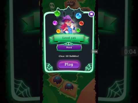BUBBLE WITCH 3 Level 145 No Boosters 