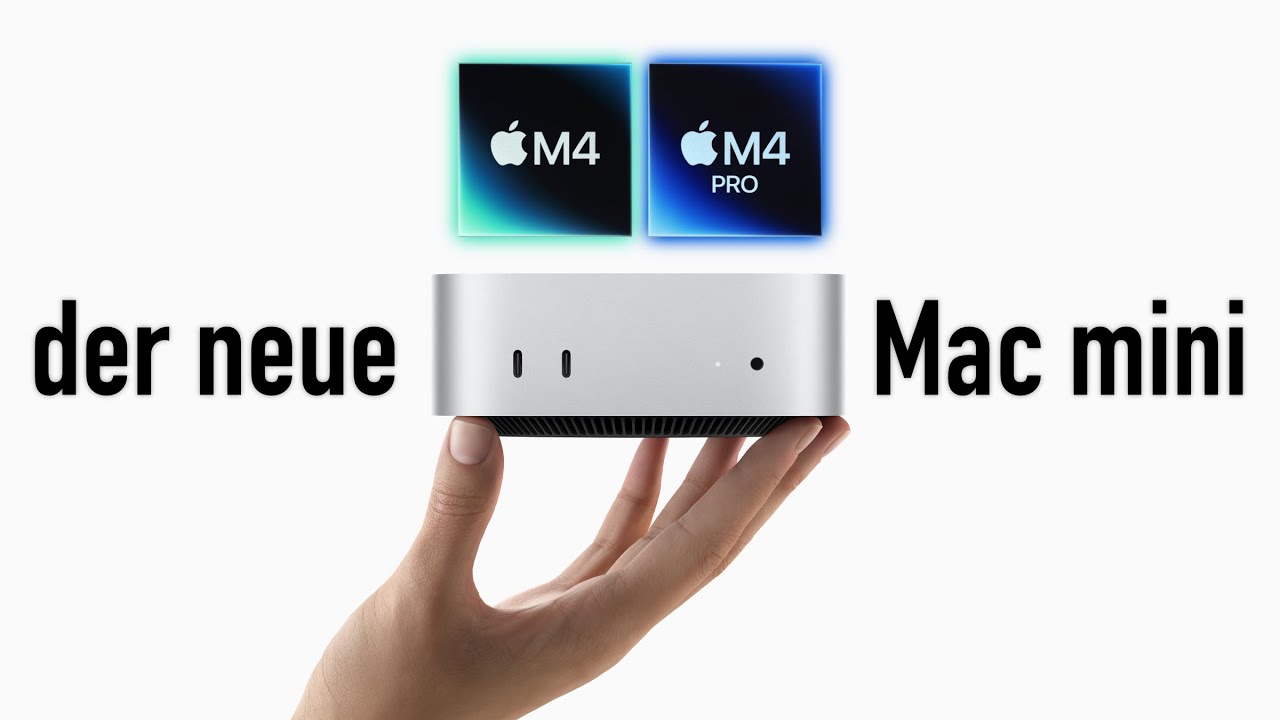 Apple stellt komplett neuen Mac mini mit M4 & M4 Pro vor | Das müsst ...