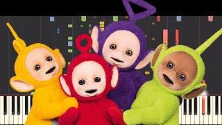 IMPOSSIBLE REMIX - Teletubbies Theme Song - Piano Cover chords