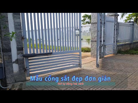 Video Mẫu cổng sắt đẹp, mẫu cửa cổng sắt đẹp, đơn giản mở tự... - youtube