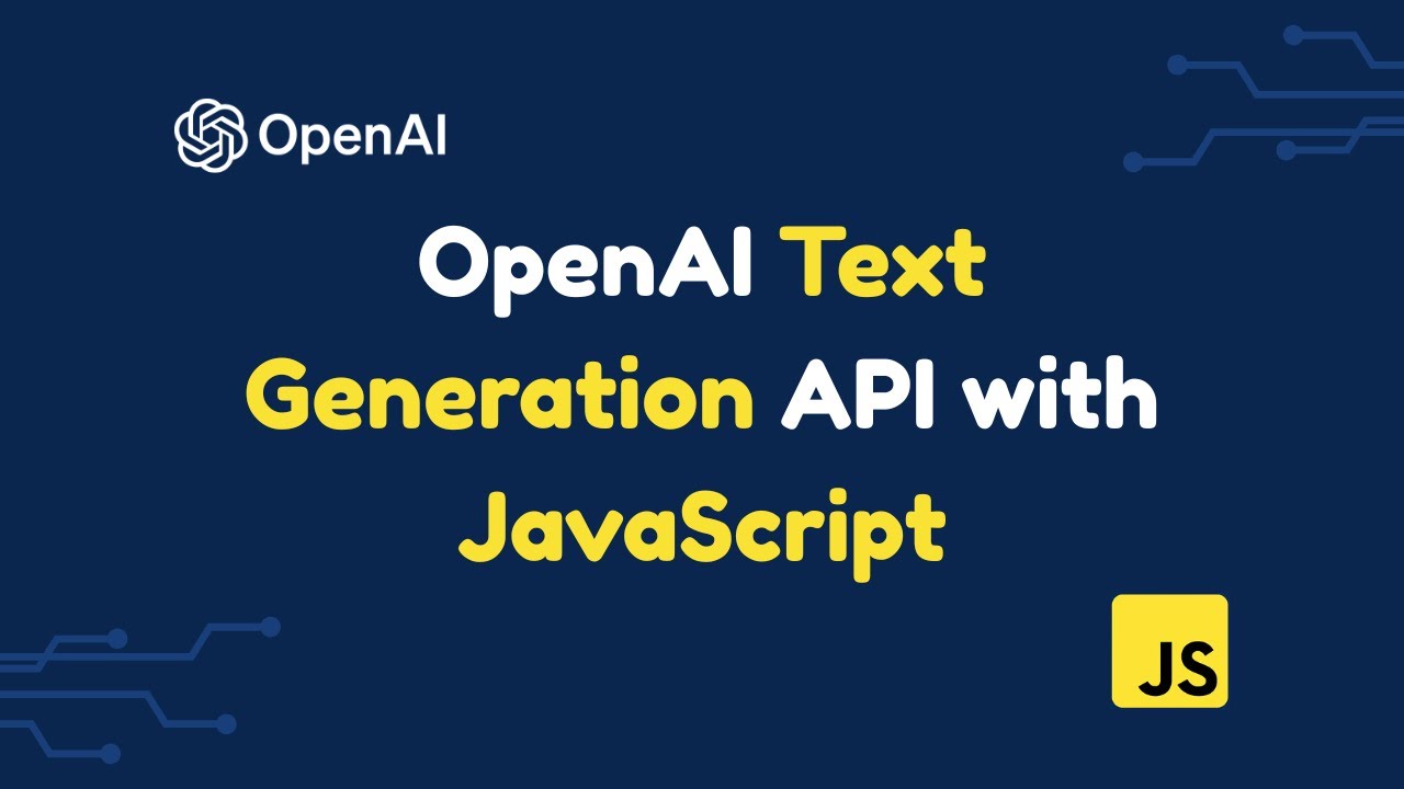OpenAI Text Generation API with JavaScript | Hindi Tutorial